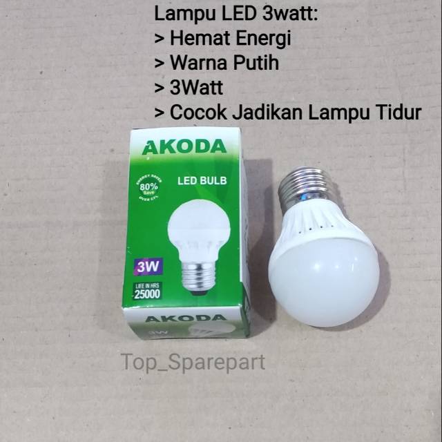 Lampu LED Murah 3watt Hemat Energi