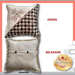  Sarung  Bantal  Kursi  Batik  Cap Set Sarung  Bantal  Sofa Batik  