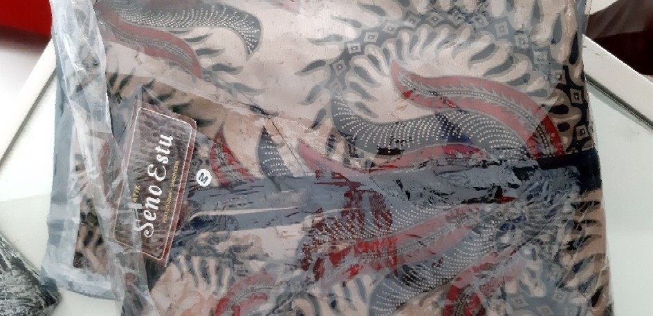 Men Sale Kemeja Batik Slimfit Modern Best Quality Atasan Couple Standar Butik Motif Kubis Merah