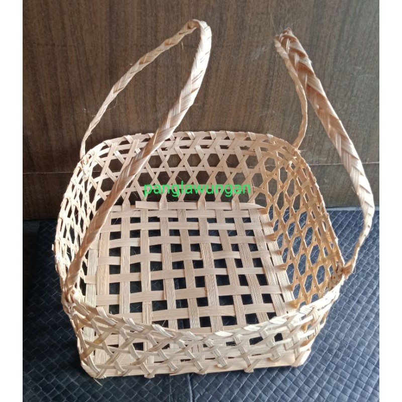 

anyaman bambu tas idangan 24×24×8
