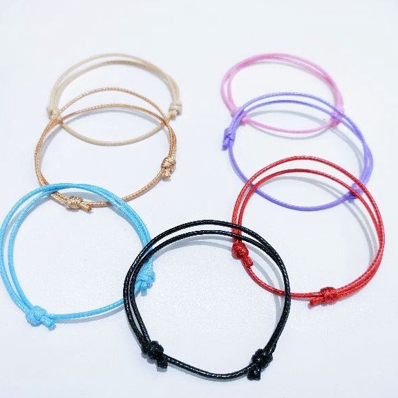 Gelang Polos  Tali Korea 1,5mm Waterproof