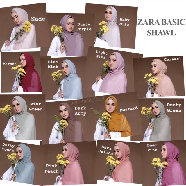 BESTSELLER ZARA BASIC SHAWL PART 1