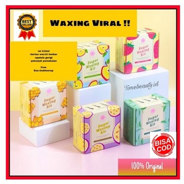 MIRAEL Sugar Waxing Kit Sugar Wax Hair Removal Penghilang Pencukur cukur cabut Bulu Rambut Ketiak