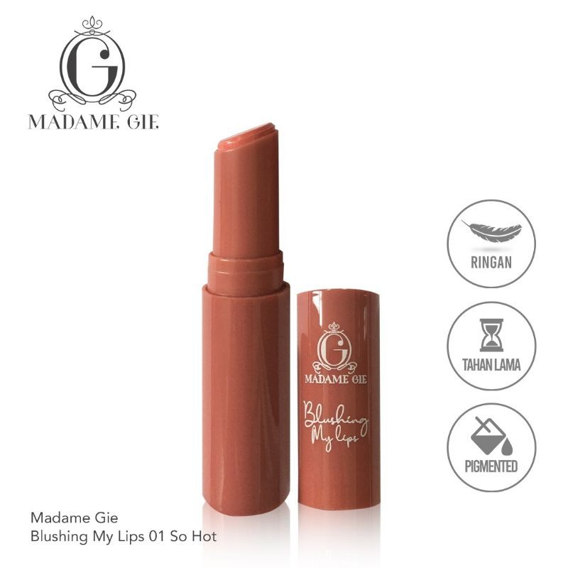 LIZBEAUTY - Madame Gie Blushing My Lips - Make Up Tinted Lip Balm