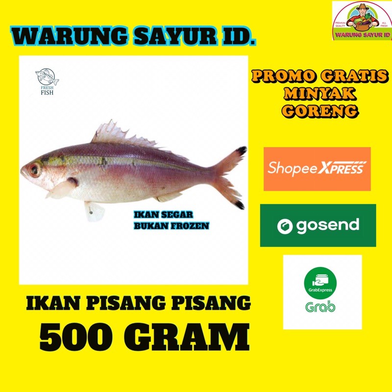 

WARUNG SAYUR ID.| IKAN PISANG PISANG 500 GRAM | IKAN SEGAR | IKAN ONLINE