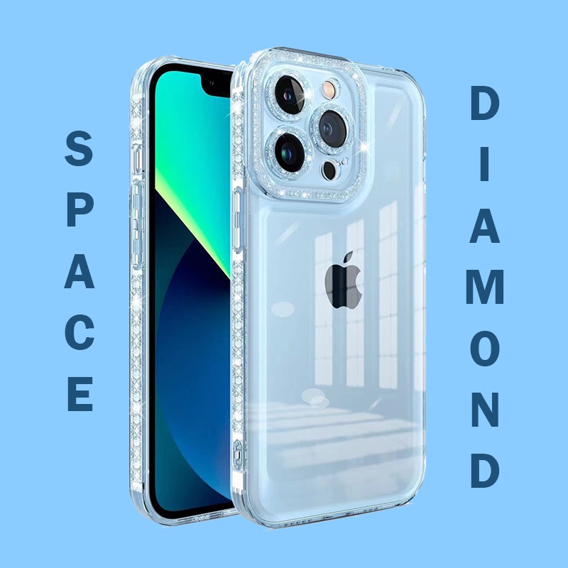 SPACE DIAMOND case iPhone X XS - iPhone 6 6s - iPhone 7 8 SE 2020 - iPhone 6+ 7+ 8+ 6S+ Plus - iPhon