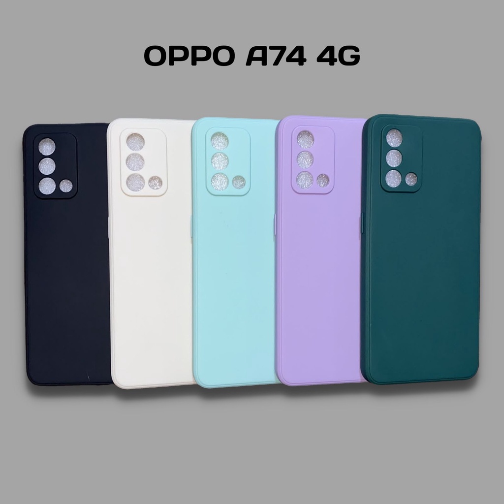 [COD]SOFTCASE SQUARE EDGE MACARON OPPO A74 4G