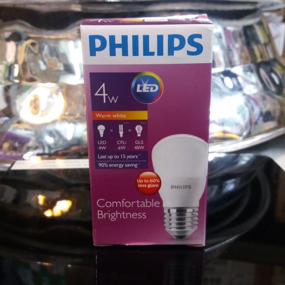 Philips Led Bulb MINI 4Watt Putih / Kuning