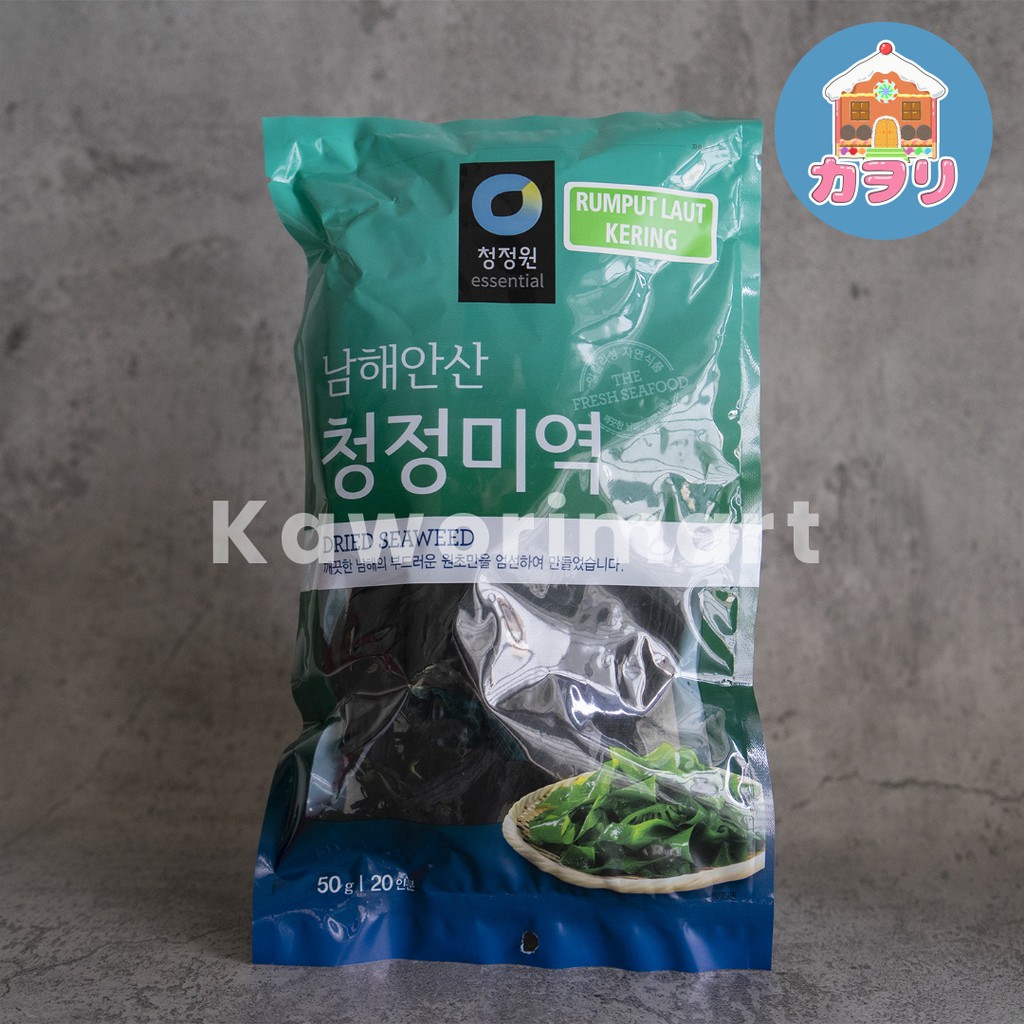 

DAESANG CHUNG JUNG ONE MIYEOK DRIED SEAWEED / RUMPUT LAUT KERING KOREA / 50gr