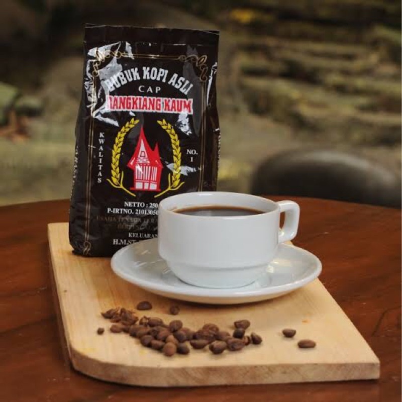 

BUBUK KOPI ASLI CAP RANGKIANG KAUM 250 GR 100% ASLI SUMATERA BARAT
