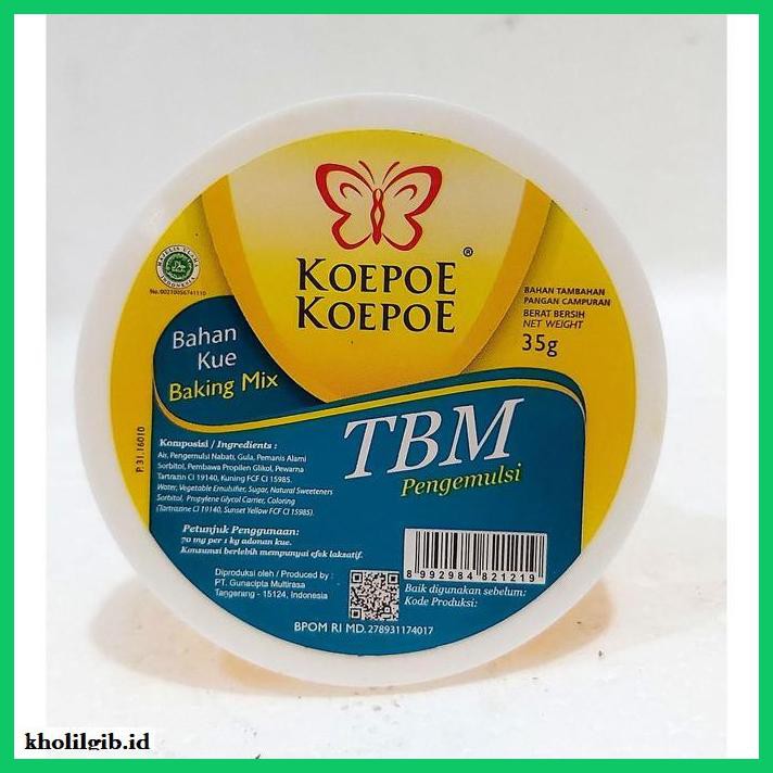 

Redwop-Gnikab- Tbm K 35 Gr Koepoe Koepoe - Pengemulsi -Hallall.