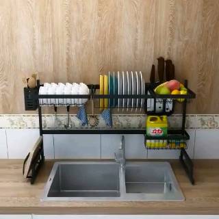 RAK PIRING WASTAFEL RAK DAPUR SERBAGUNA 2 SUSUN ANTI RAK PIRING WASTAFEL RAK DAPUR SERBAGUNA 2 SUSUN ANTI