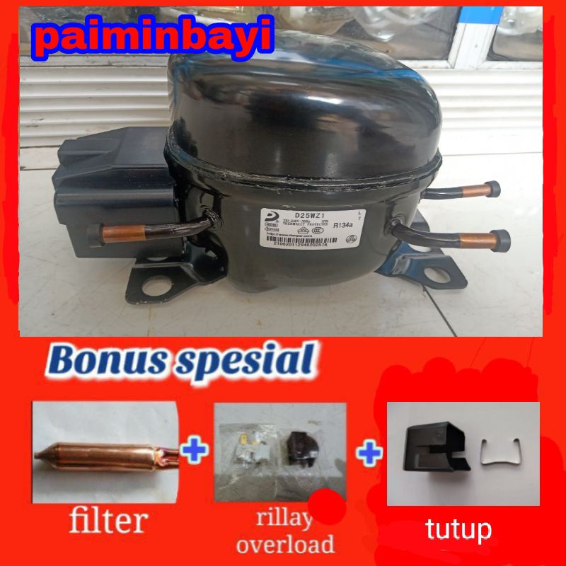 KOMPRESOR KULKAS 1 PINTU MINI 1-10 PK