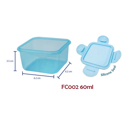 Babysafe Food MPASI container isi 3 FC002 / FC003 / FC005 / FC04A / FC04B