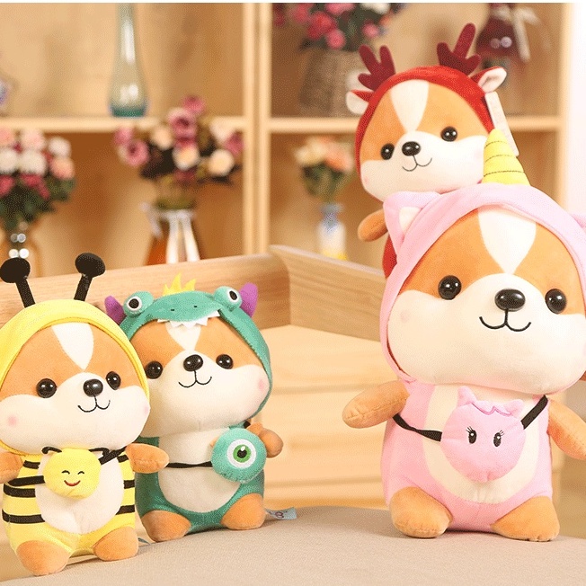 Mainan Boneka Anak Boneka Tupai Squirrel Doll Bahan Halus Lembut Mainan mewah Boneka Hewan Lucu Imut