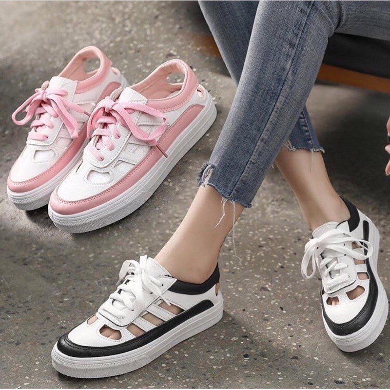 Sneakers NB2 sepatu wanita import realpict