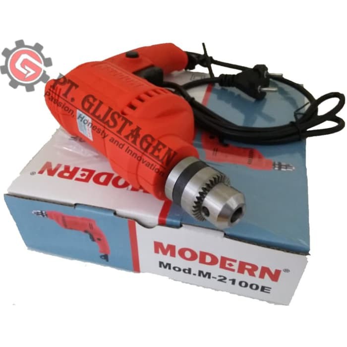 Mesin Bor Listrik / Bor Tangan / Electric Drill 10mm M 2100 E Modern
