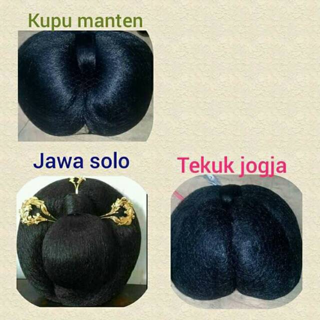 Sanggul Kupu Manten - Jawa Solo - Tekuk Jogja