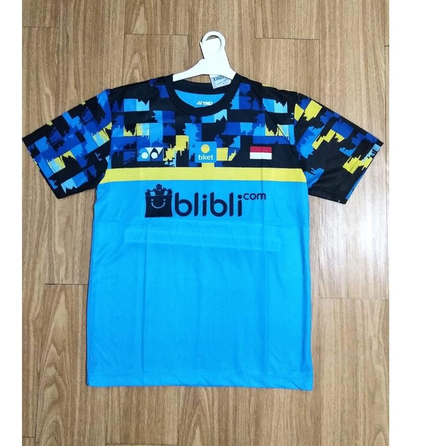 KS Baju Badminton Y148 / atasan Badminton Y148 / Kaos minion kevin sanjaya / baju badminton dewasa