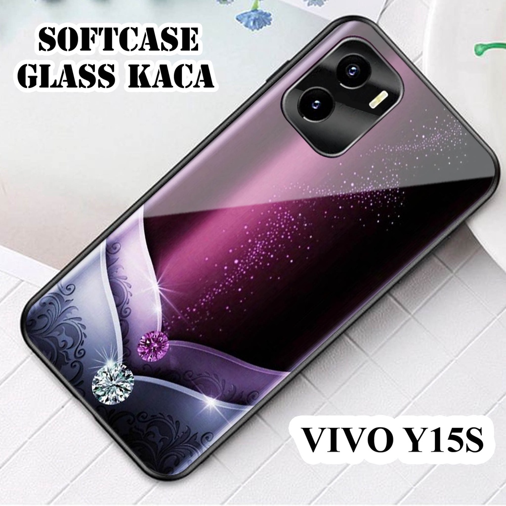 Softcase Glass Kaca VIVO Y15 S - Casing HP VIVO Y15 S[ S34].