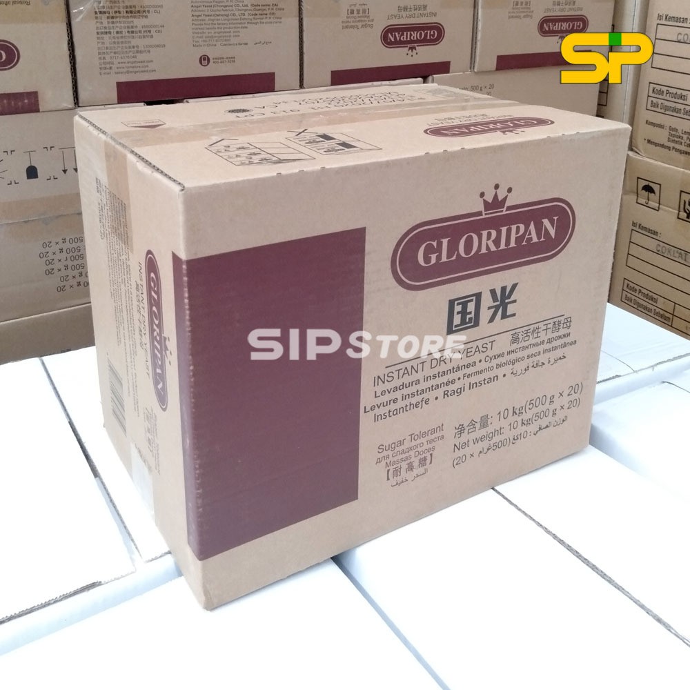 GLORIPAN Instant Dry Yeast / Ragi Instan / Pengembang Kue 500gr