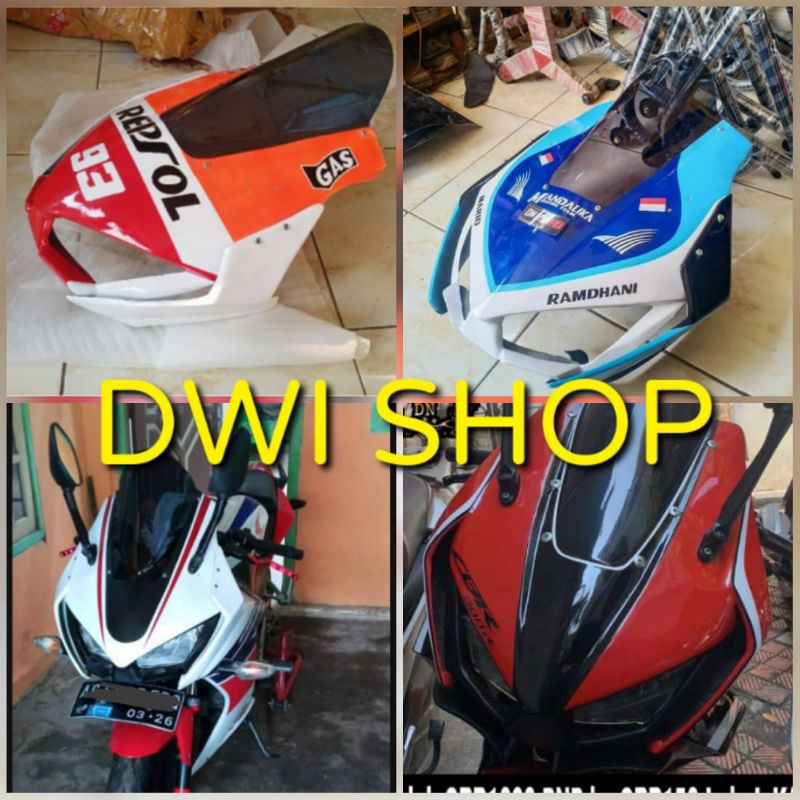 Tameng CBR 15P Lokal K45 Kedok CBR 150Lokal k45 Topeng CBR 150 Lokal K45 model CBR1000