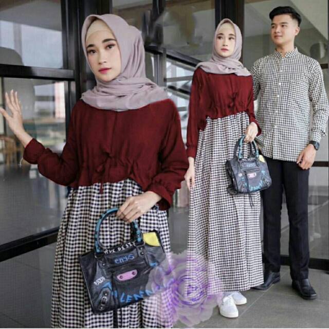 Couple gamis yureka kotak 21