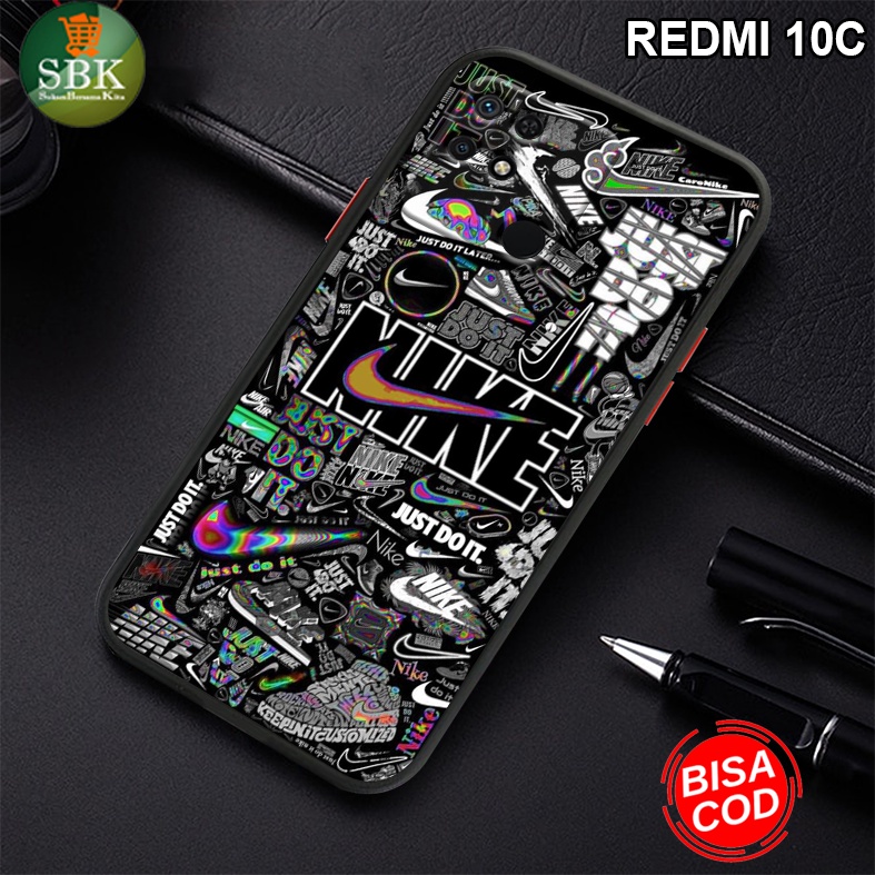 SBK Case - NI*KE Xiaomi Redmi 10C - Case Hp Redmi 10C - Kesing Hp Redmi 10C - Casing Hp Redmi 10C - 