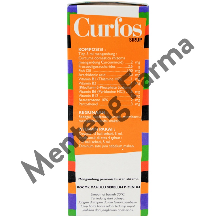 Curfos Sirup 100 mL - Suplemen Penambah Nafsu Makan Anak