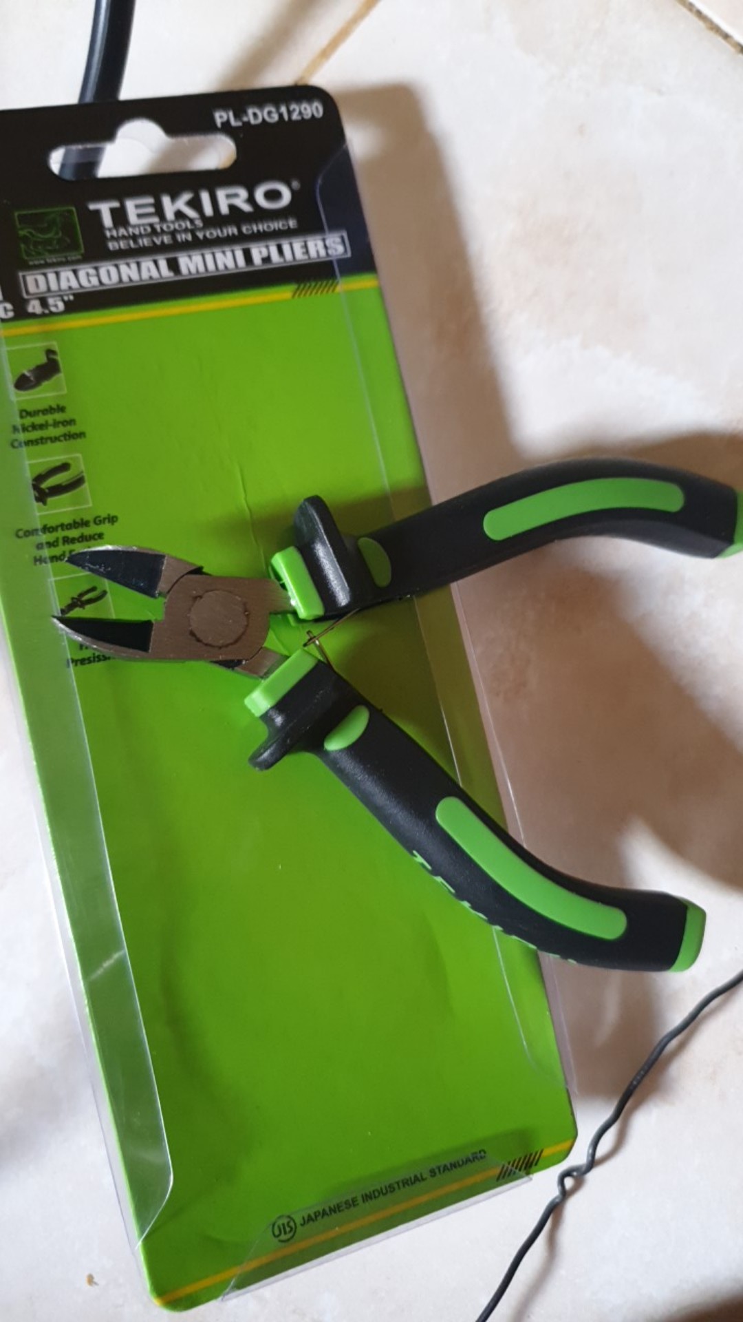 Tekiro Pl-dg1290 Tang Potong Mini 4.5 Jepit Buaya Cutting Pliers