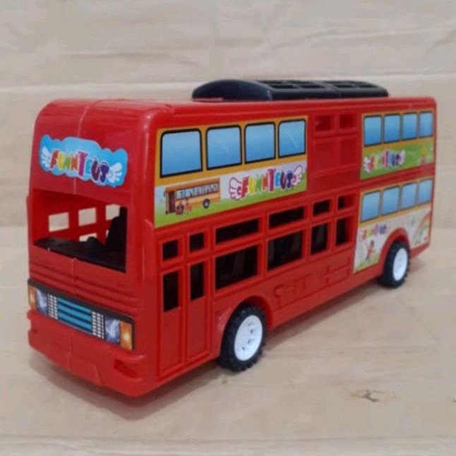 mainan bus tingkat / bus tayo / mobil- mobilan / mobil bis
