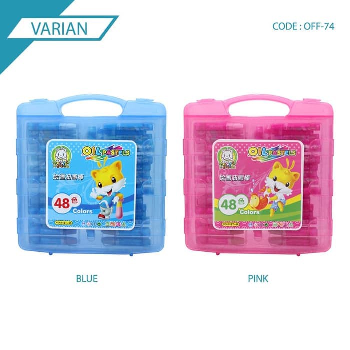 POTATO CAT CRAYON 48 WARNA Crayon Oil Pastel Set 48 Color