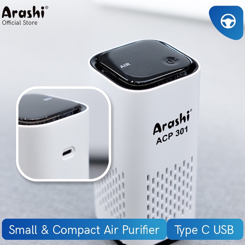 Arashi ACP 301 Air Purifier Mobil Portable HEPA 13 Filter