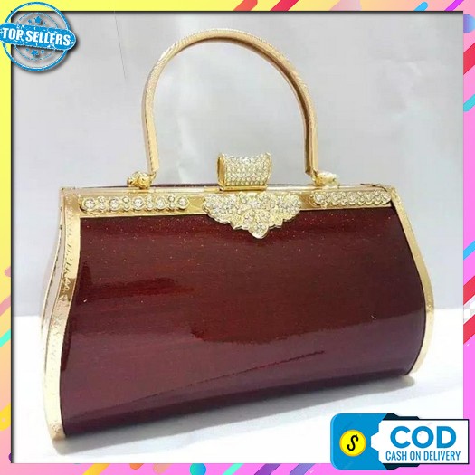 Clutch Wanita Party Bag  Tas Tangan Kekinian Bridesmaid Tas Pesta Clucth Mewah Elegan Glitter Terbar