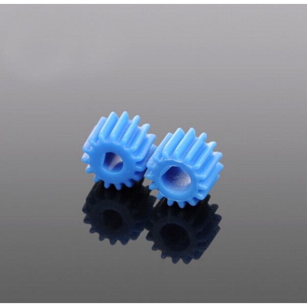 Plastic Gear 15T 4mm D Hole Plastic blue Gear Shaft for motor Gearbox