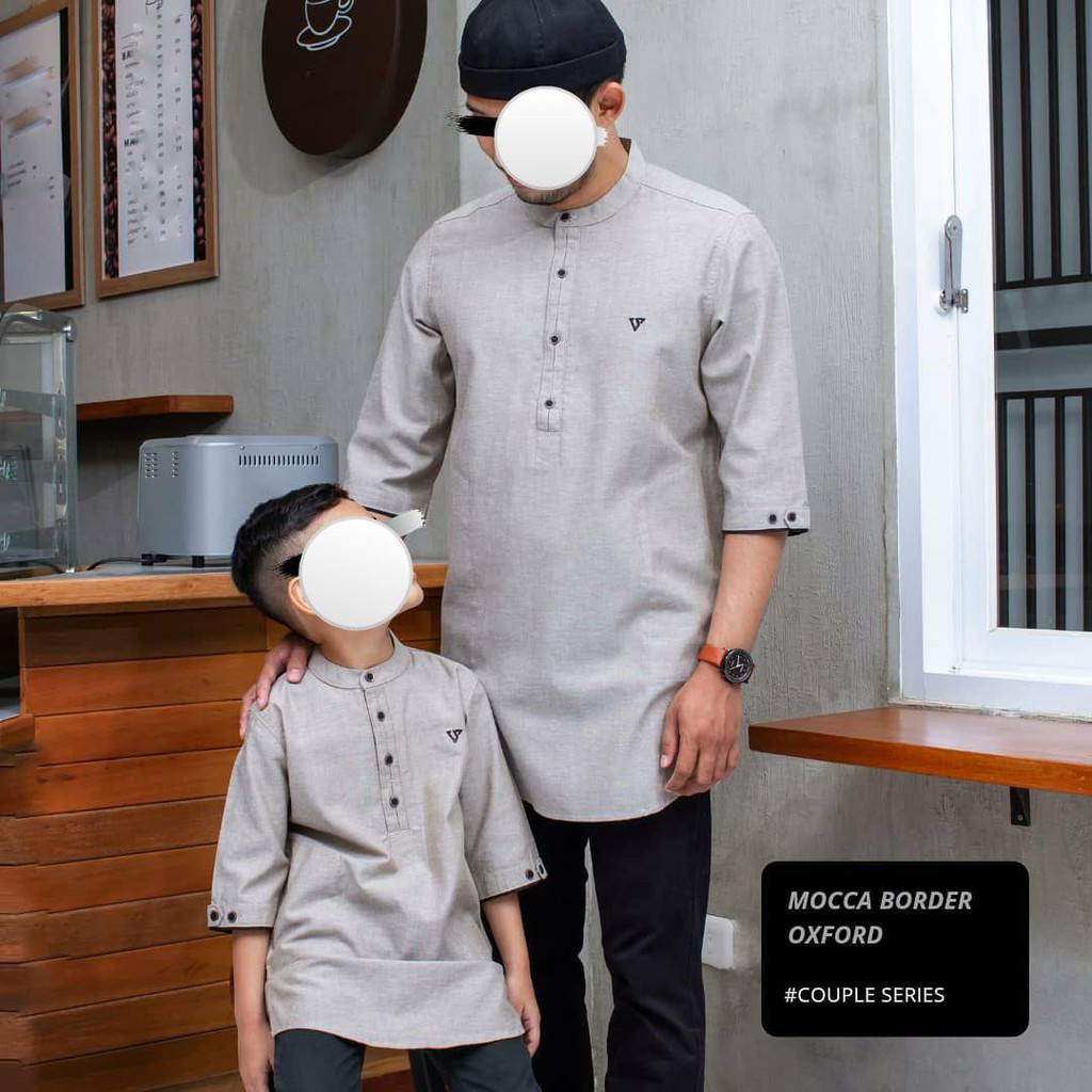 BAJU KOKO MODERN /KURTA OXFORD ANAK & DEWASA SAVIQ | BAJU KOKO COUPLE