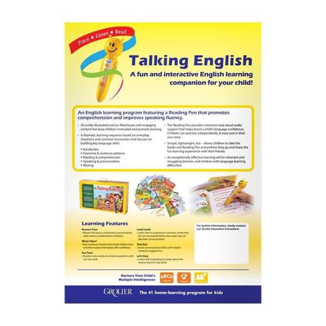 Buku Edukasi Anak Grolier Talking English