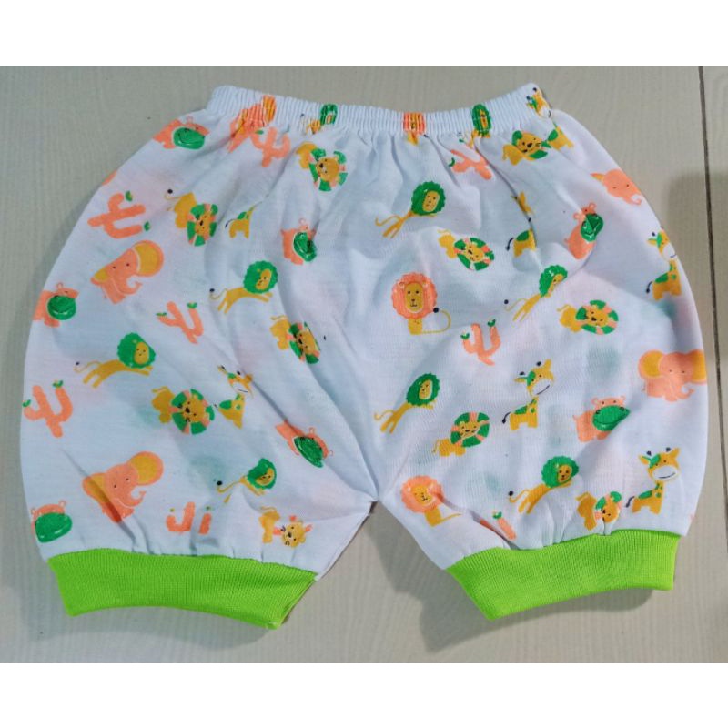 Celana Pendek Bayi Katun RIB 0-6 Bulan 1Pcs Celana Pendek Harian Bayi Celana Bayi Lusinan Harga Grosir