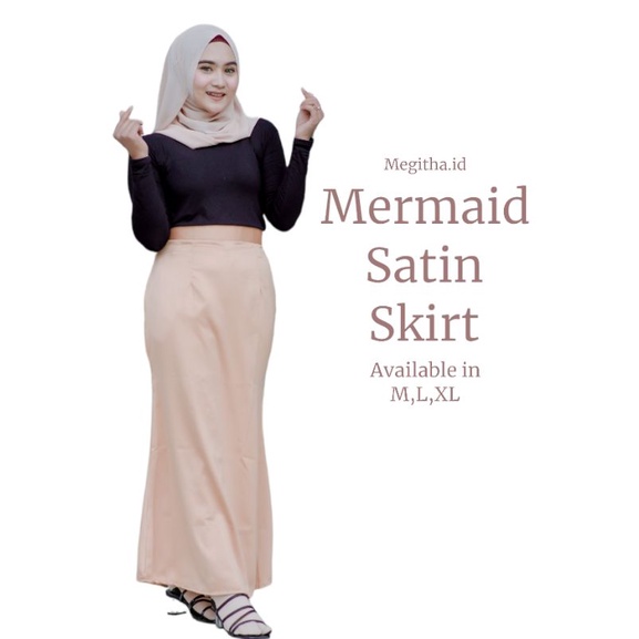 Rok mermaid satin | Rok Duyung | mermaid skirt