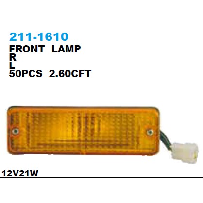Lampu Sen Sein Bumper Signal Lamp DAIHATSU CHARADE G10 1980