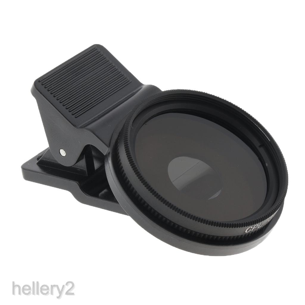 [HELLERY2] 37mm Phone Camera Lens Circular Polarizer Filter(CPL) for Cellphone