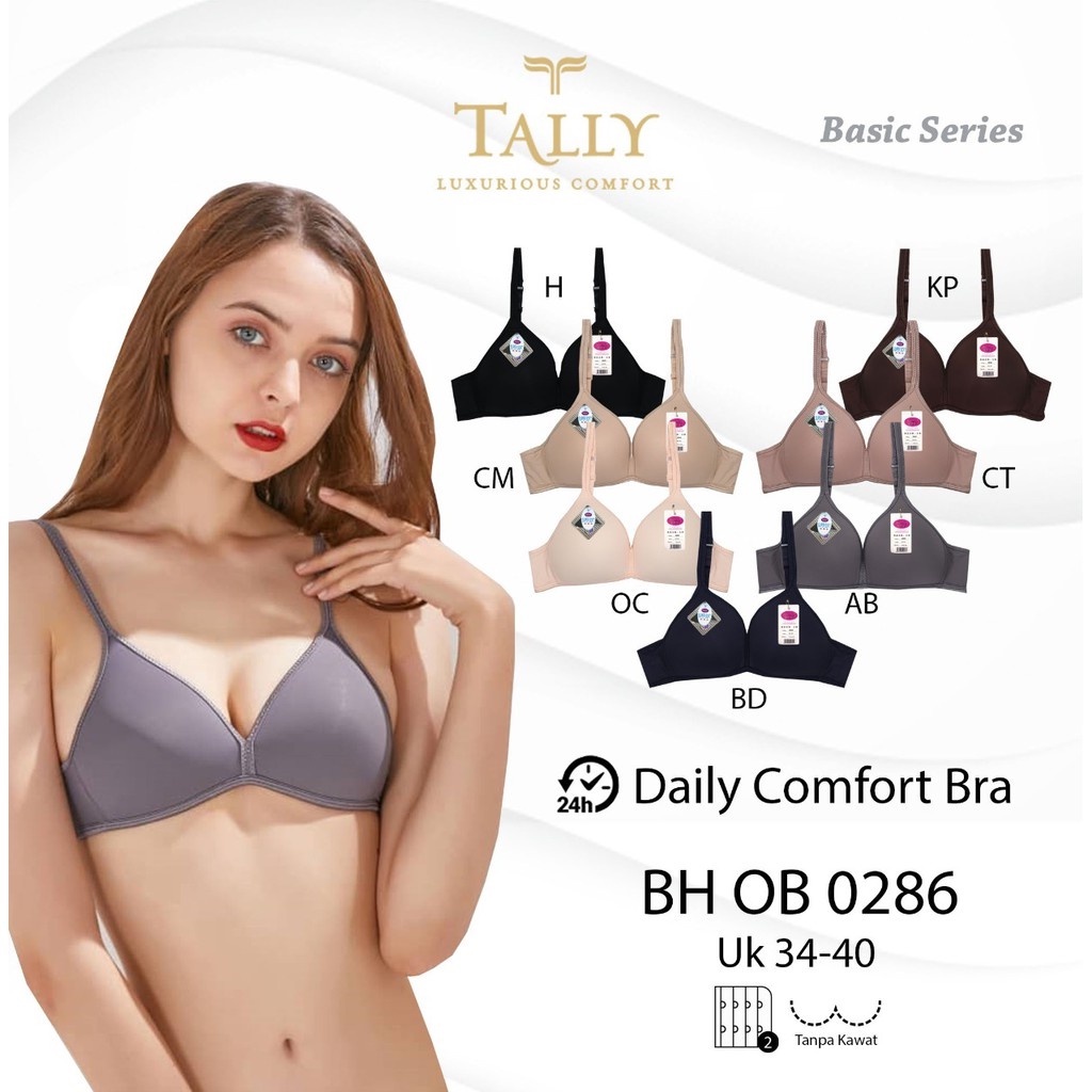 BH OB 0286 SCALEN LICRA busa tipis dan tanpa kawat