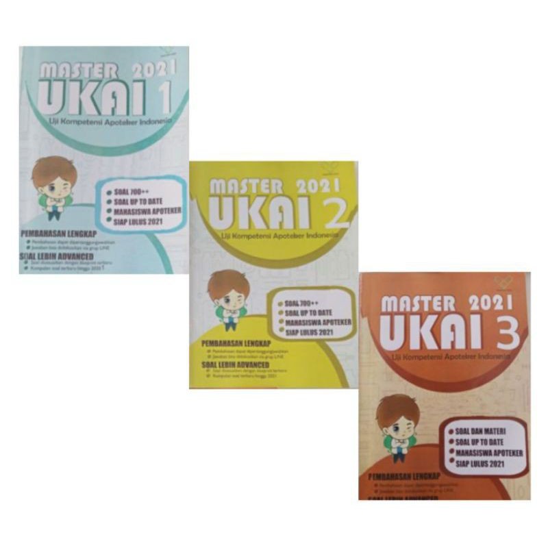 PAKET BUKU UKAI MASTER UKAI 1 MASTER UKAI 2 MASTER UKAI 3 MASTER UKAI 2021
