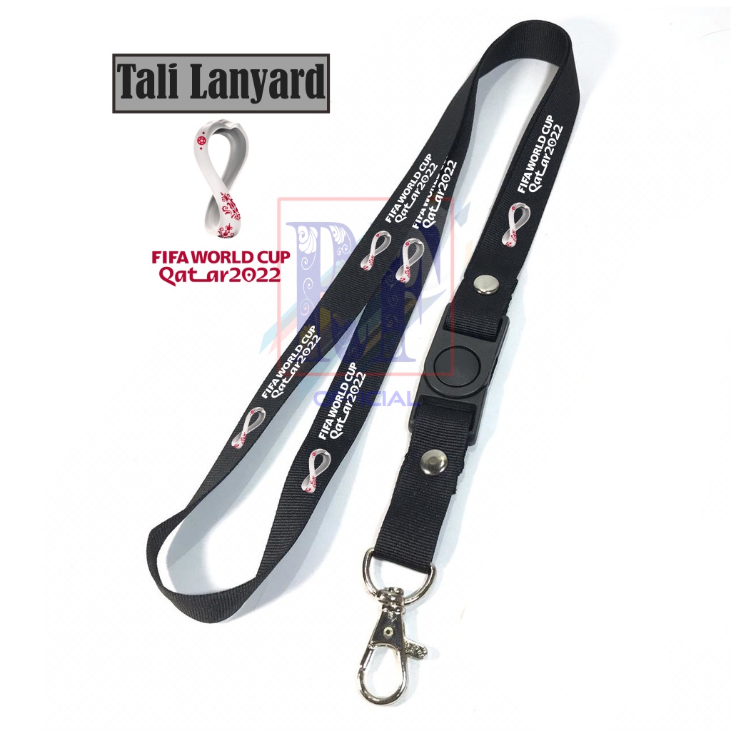 

Gantungan kunci LOGO FIFA WORLD CUP QATAR 2022 / PIALA DUNIALanyard PREMIUM LANYARD