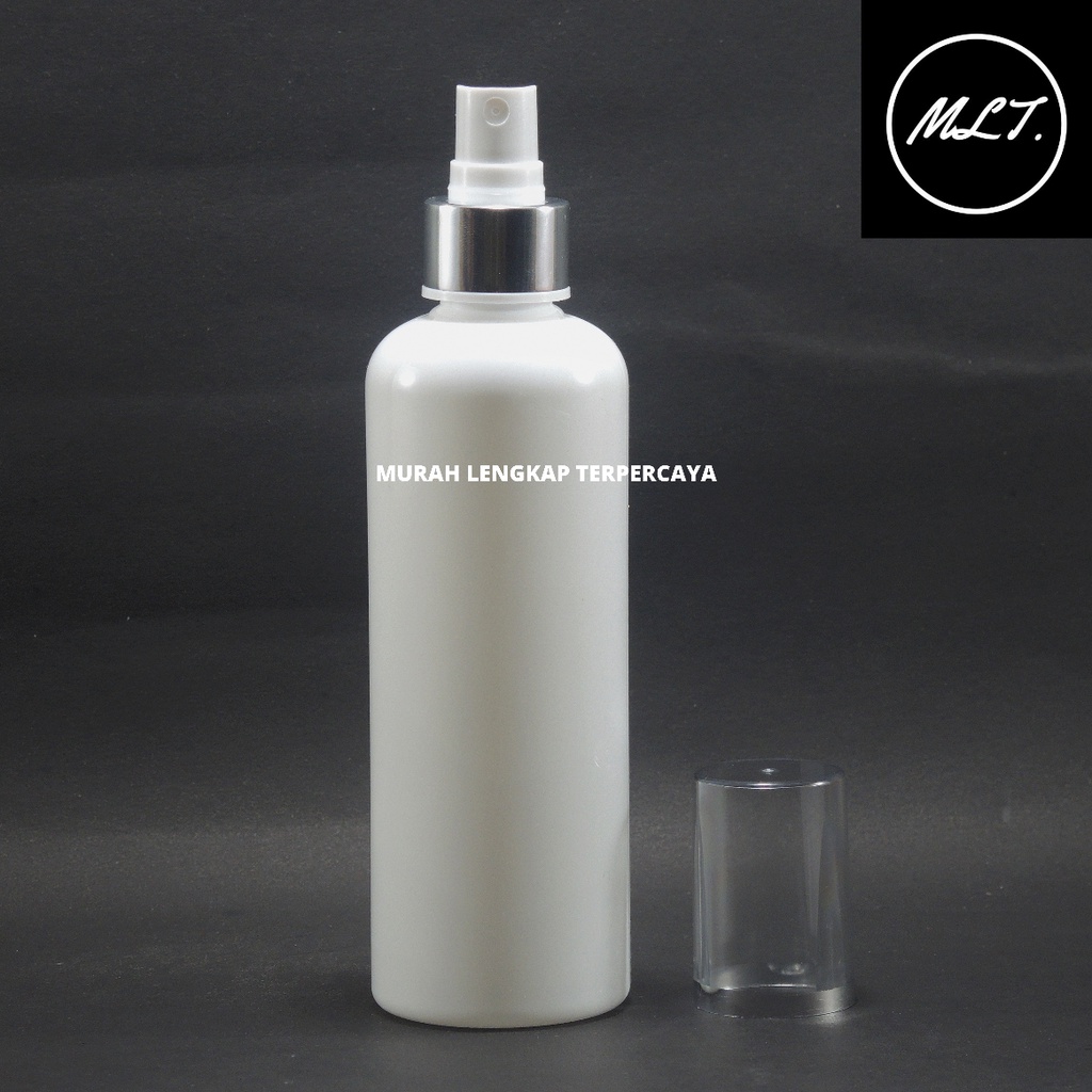 BOTOL SRPAY 250 ML PUTIH SPRAY SILVER FULLCAP