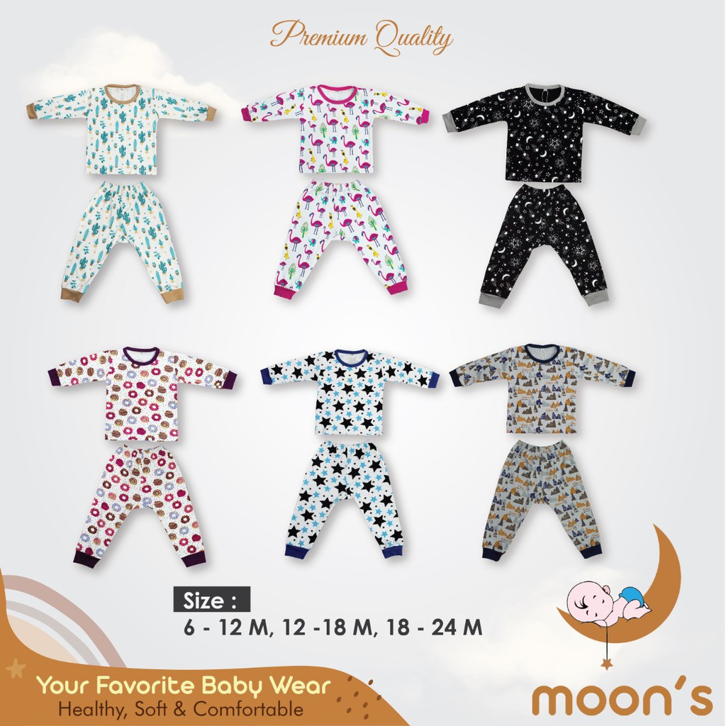 SML MOONS STELAN MOONS STELAN PENDEK STELAN PANJANG STELAN KUTUNG STELAN CAMPUR BAJU BAYI BAJU BAYI