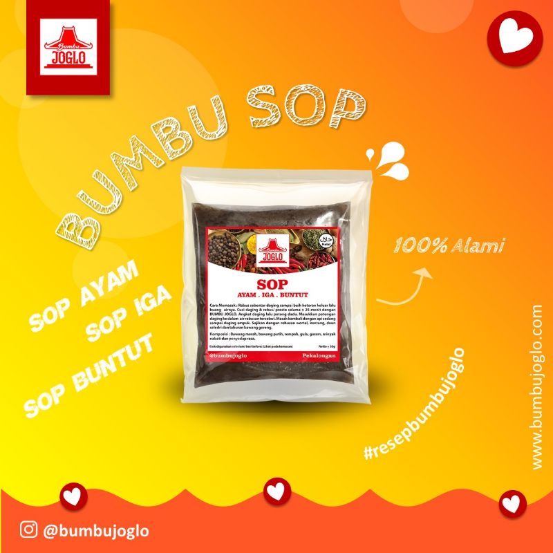 

Bumbu Instan Sop Buntut, Ayam, Iga by Bumbu Joglo