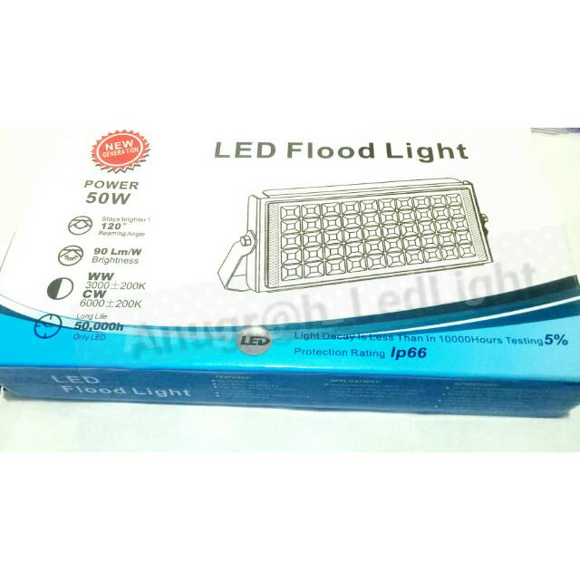 LAMPU LED SOROT TEMBAK GAXINDO 50 WATT