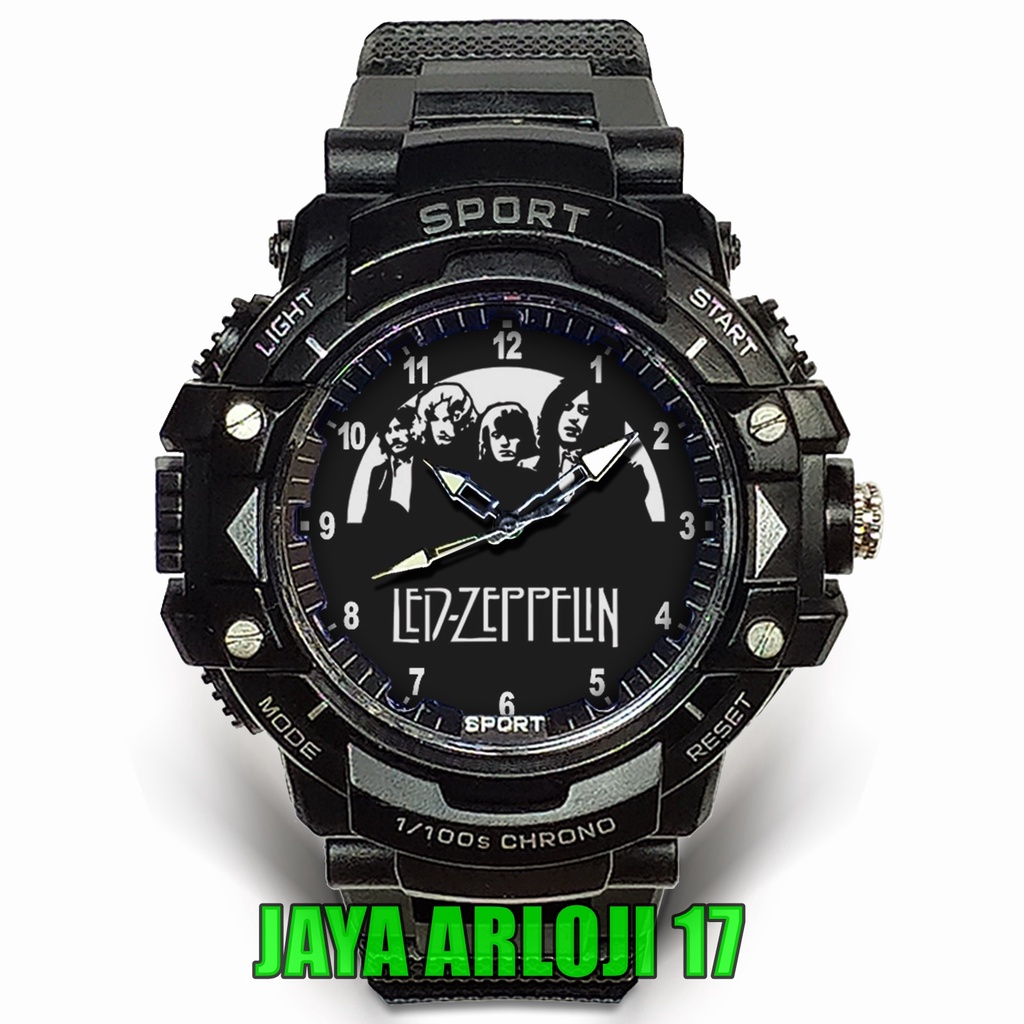 (Istimewa) JamTangan Custom LED ZEPPELIN - 2 (Awesome)