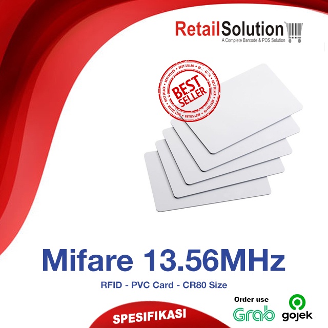 RFID Kartu Mifare Card 13.56MHz Blank Polos